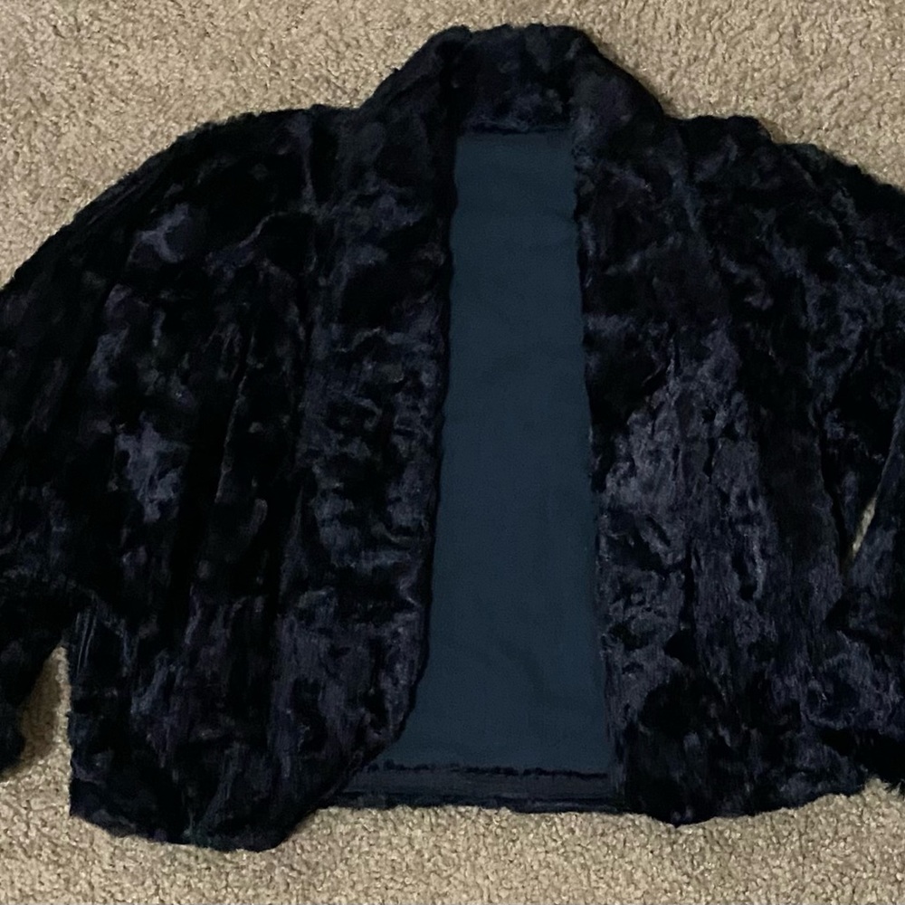 Black Faux Fur Jacket